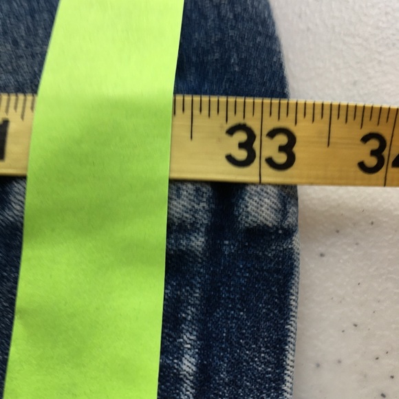 🆕 Free People NWT Flared High Waist Jeans Size 28 Distressed Hippie Design - Picture 3 of 5